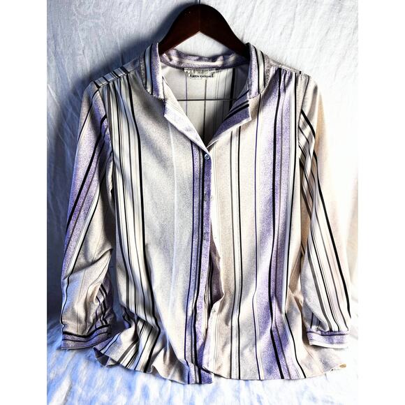 Vintage Queen Casuals Button Shirt/Blouse 1980s - Picture 2 of 12